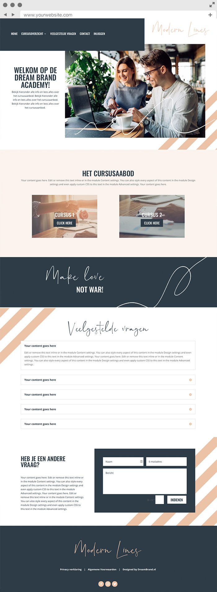 DreamBrand-shop-Modern-lines-academie