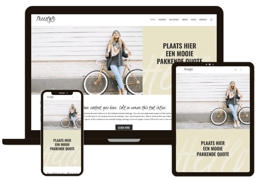 Free-style-website-template-dream-brand