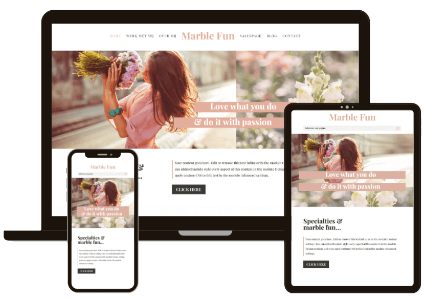 Marble-fun-website-template-dream-brand