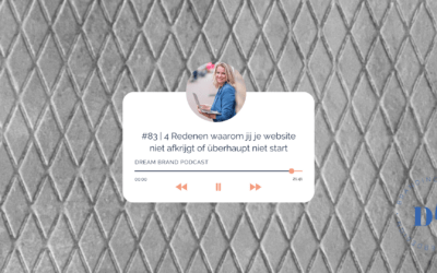 83 | 4 Redenen waarom jij je website niet afkrijgt of überhaupt niet start